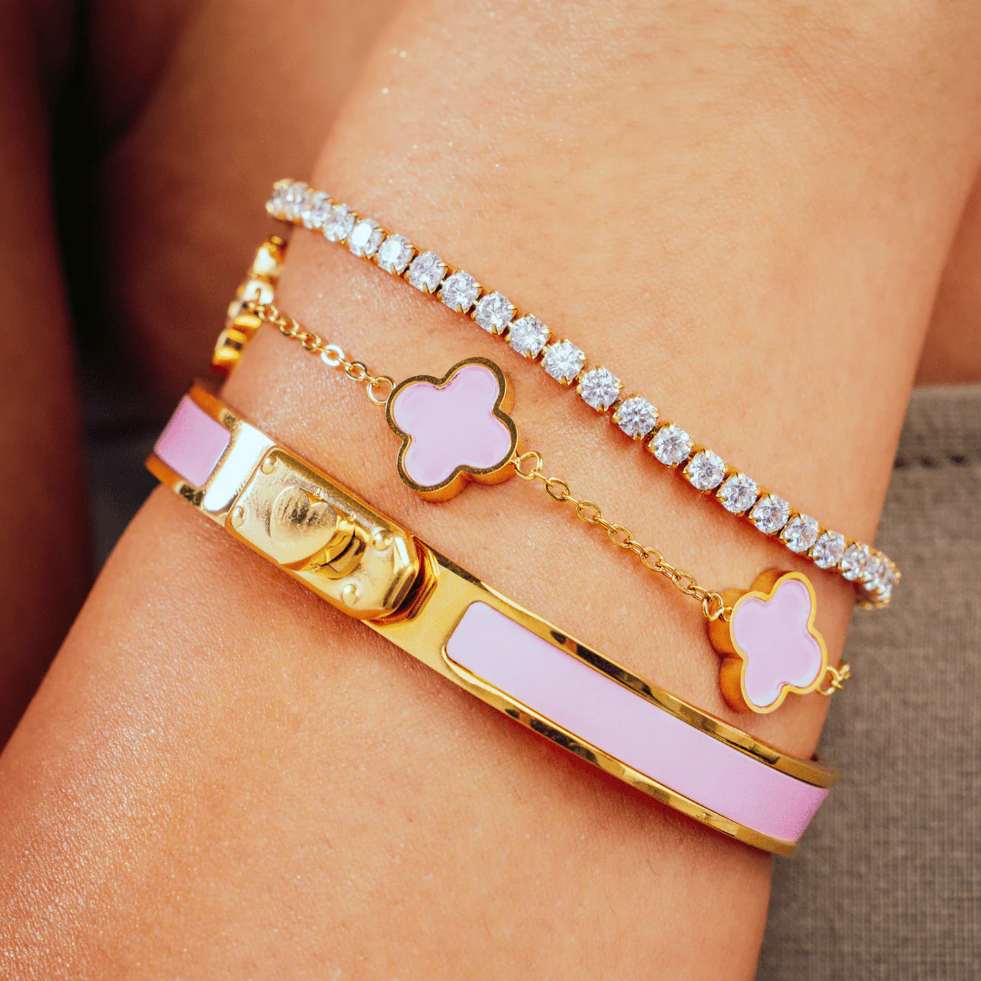 Baby Pink Agapi Bracelet - Image 5