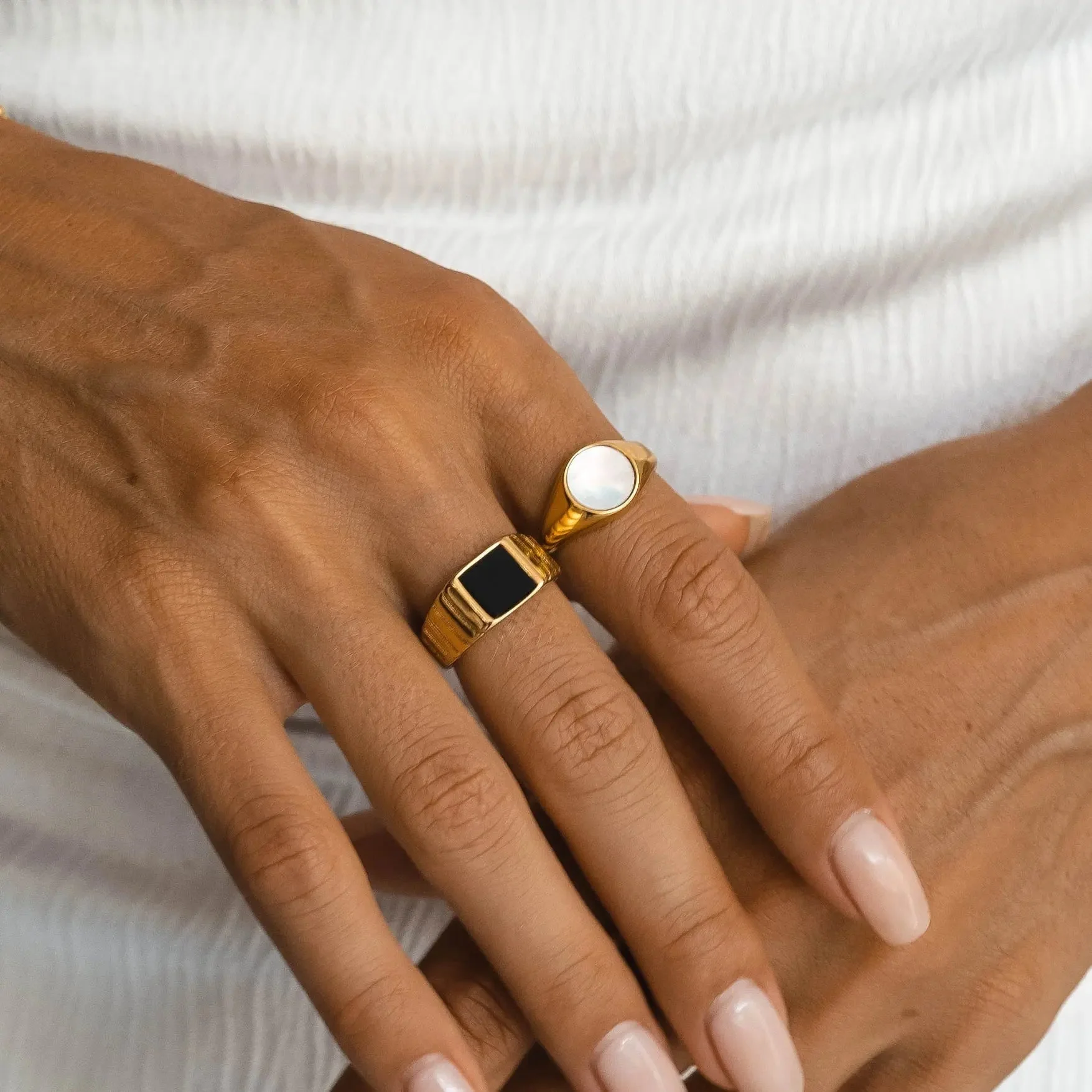Kaya" Onyx-Ring - Image 8
