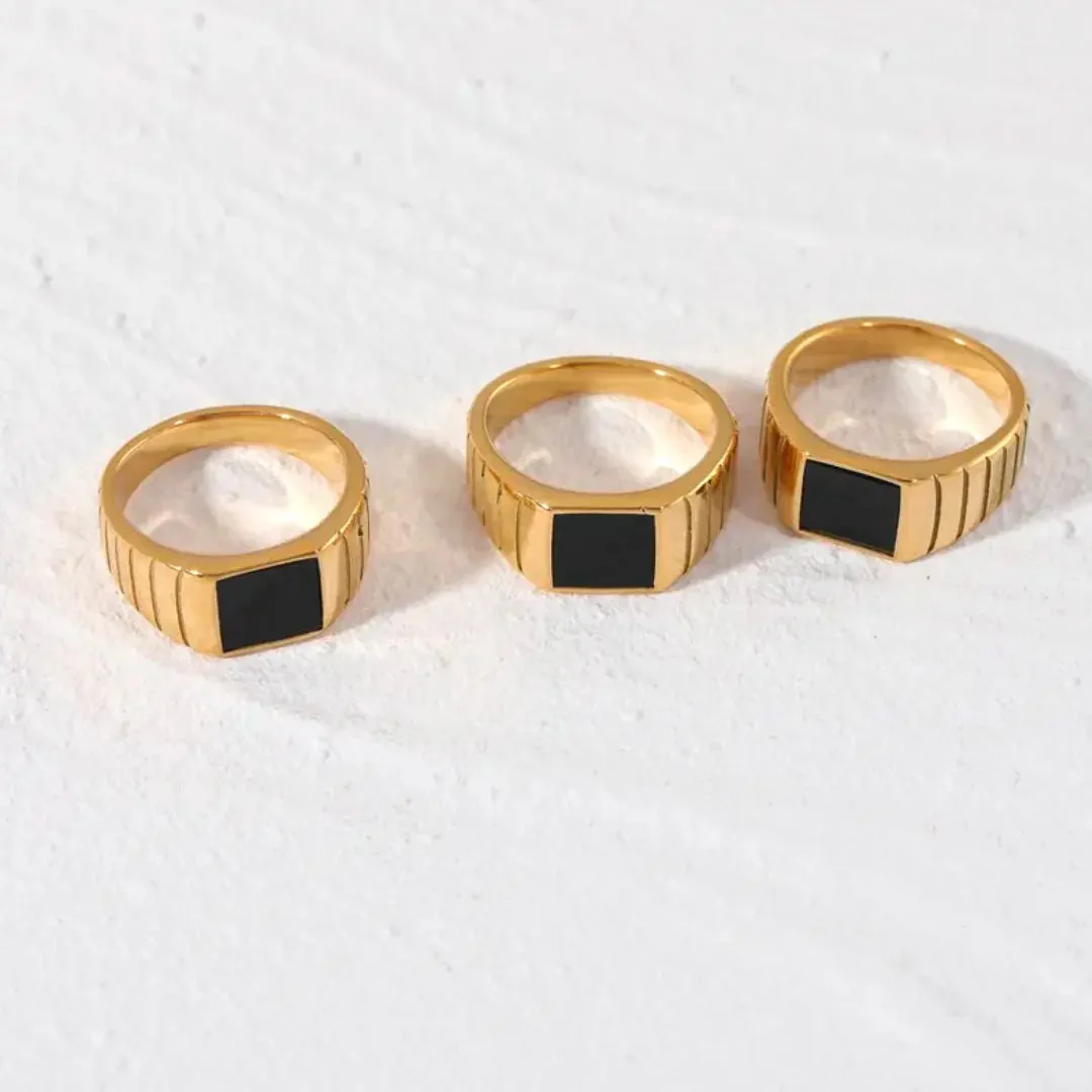 Kaya" Onyx-Ring - Image 9