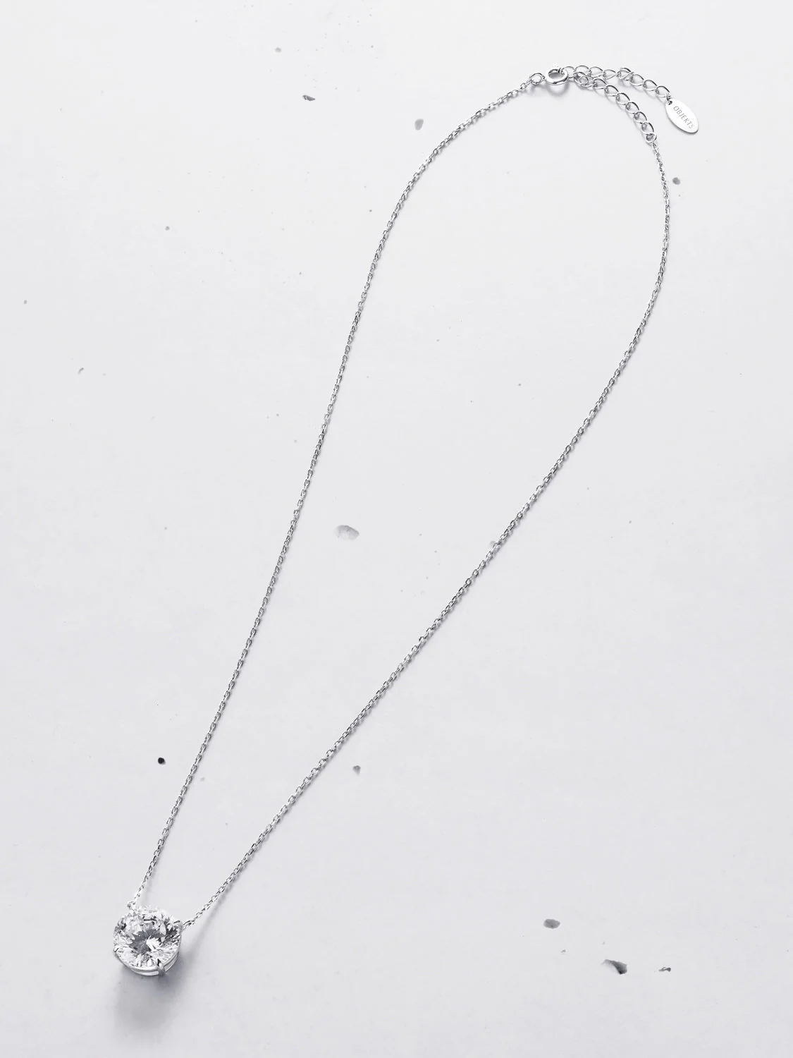 Brillante runde Anhänger-Necklace - Image 3