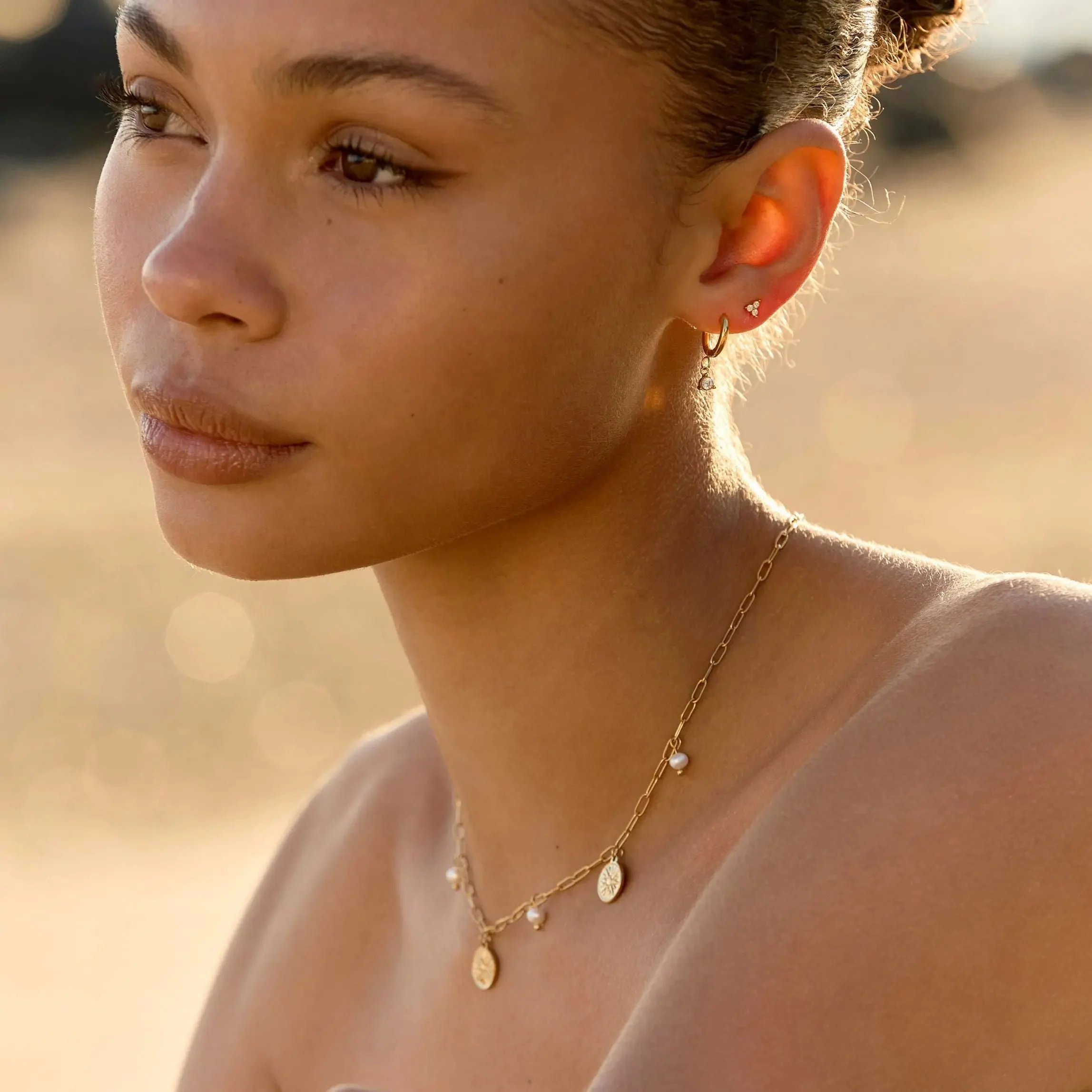 Diamant Drop-Hoop-Earrings - Image 6