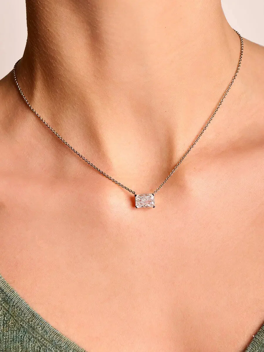 East West Radiant Pendant Necklace - Image 5