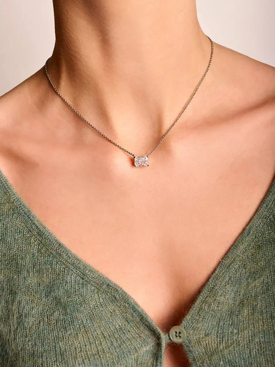 East West Radiant Pendant Necklace - Image 8