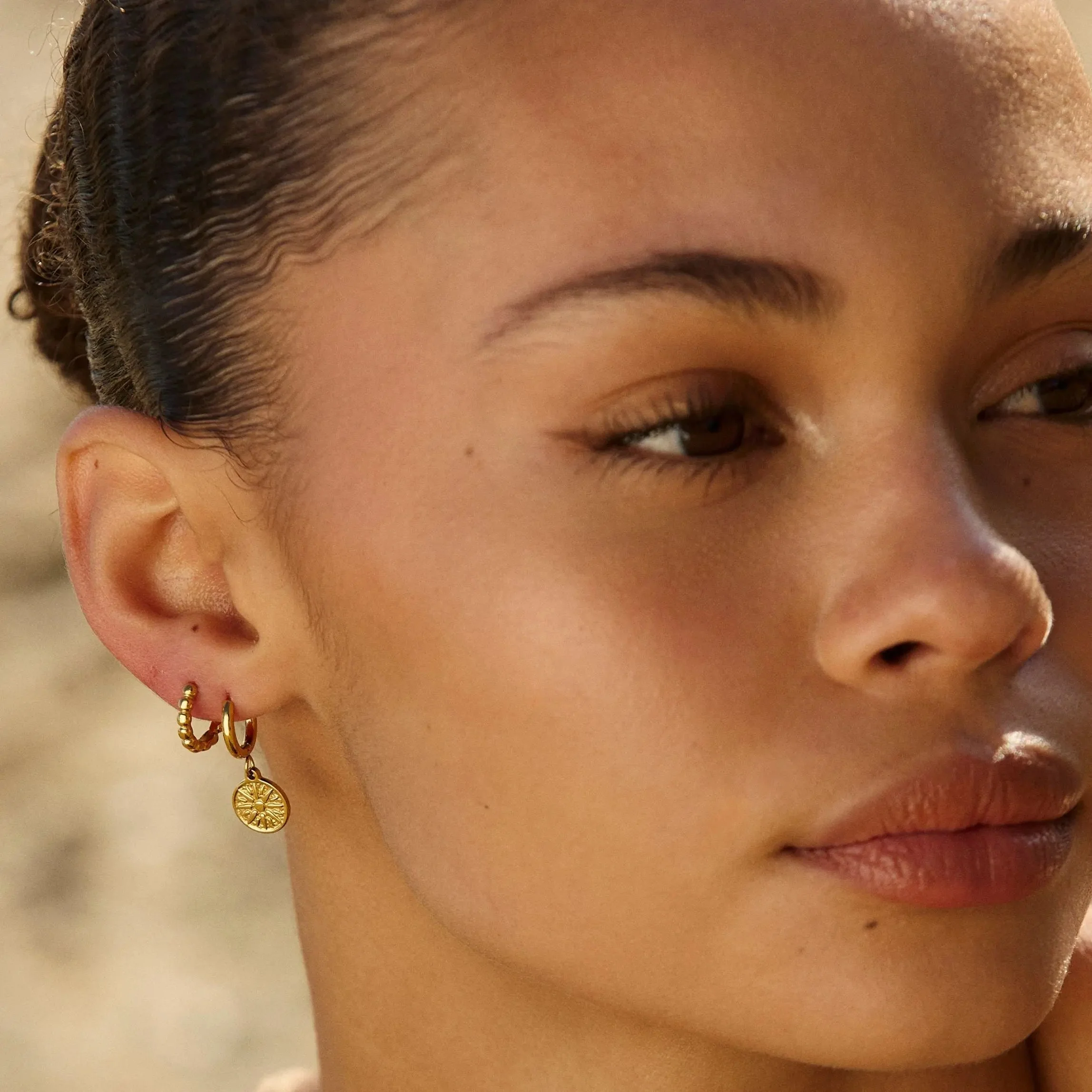 Goldene Sonnen-Earrings - Image 11
