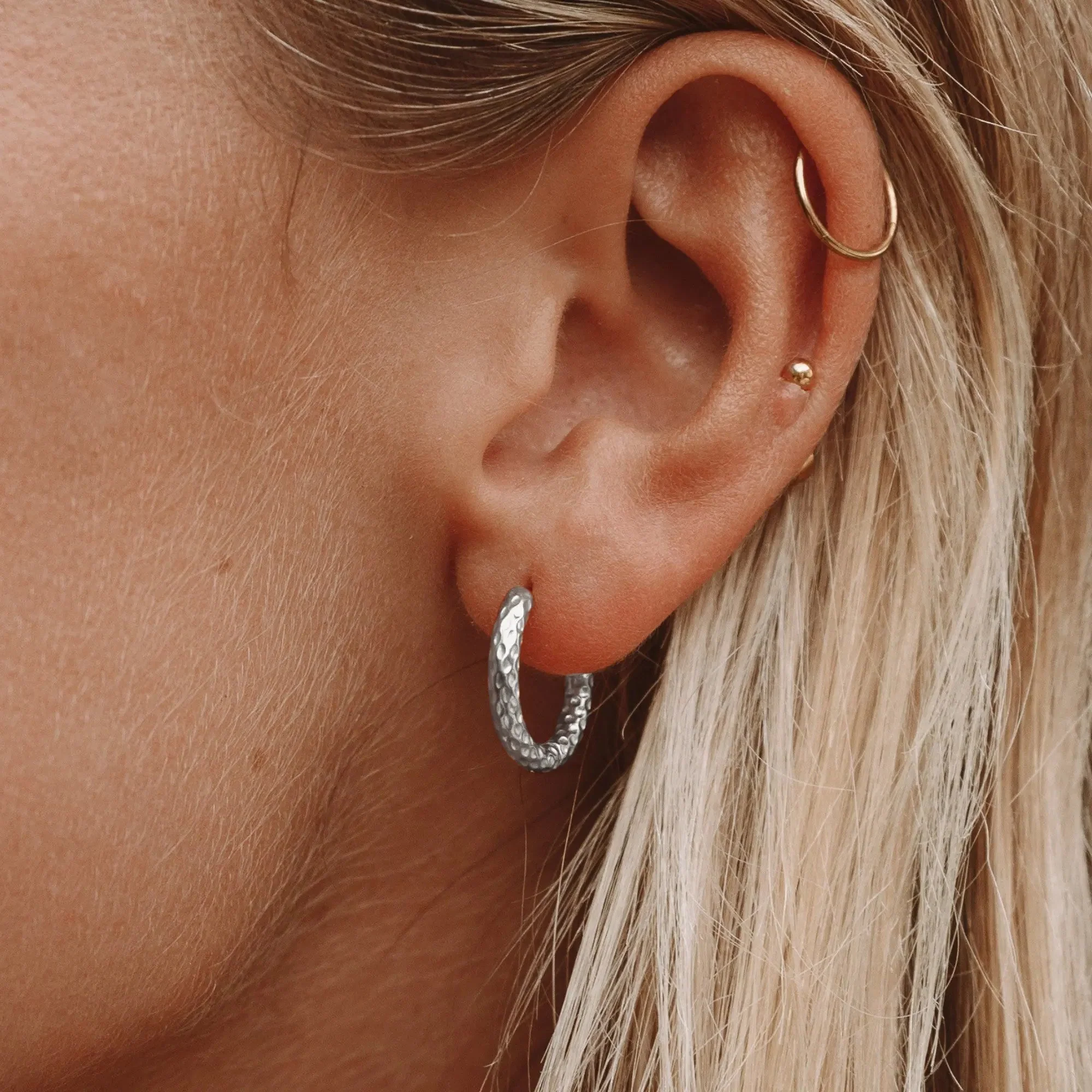 Geschmiedete Hufkettenglieder Earrings - Image 11