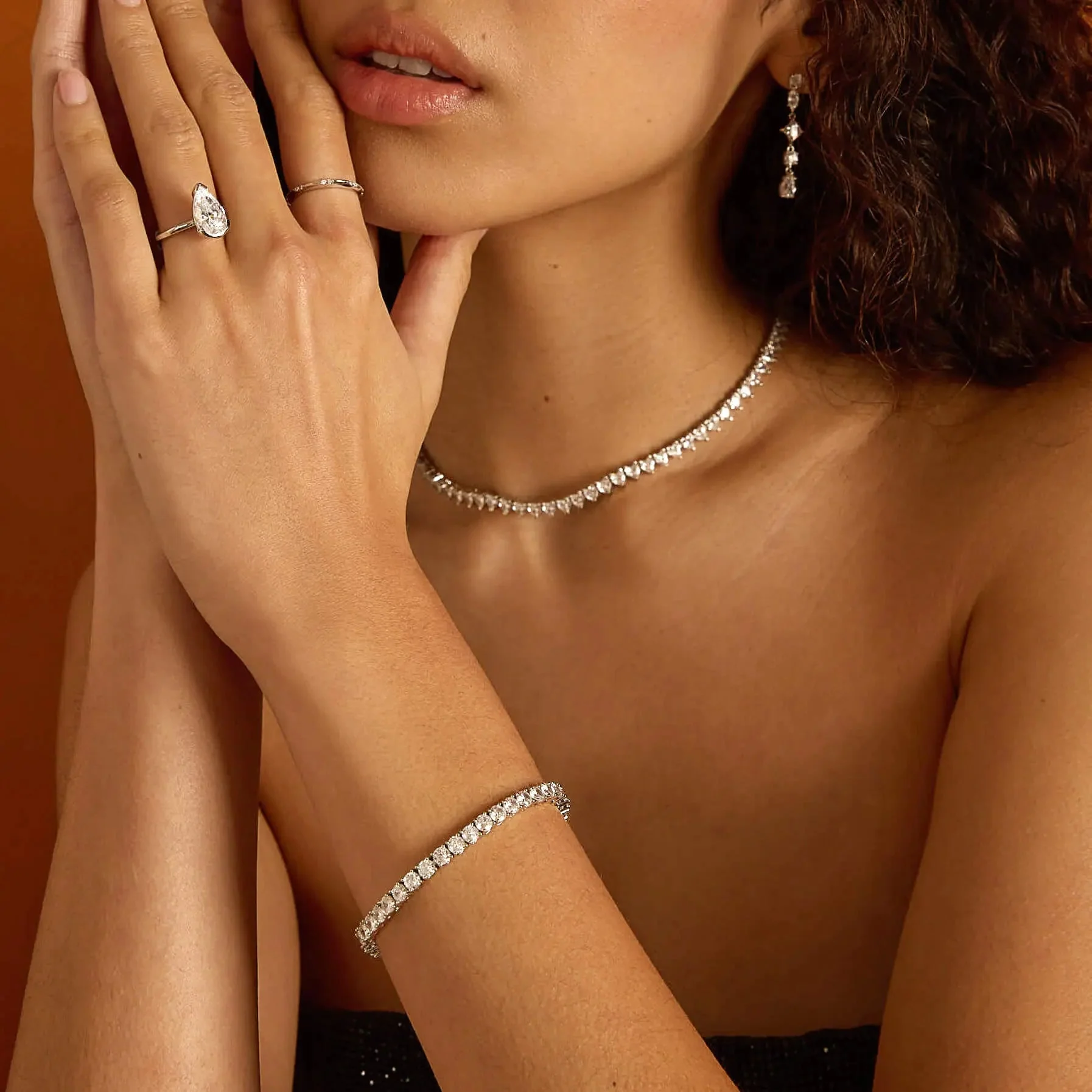 Herz Tennis Necklace - Image 6