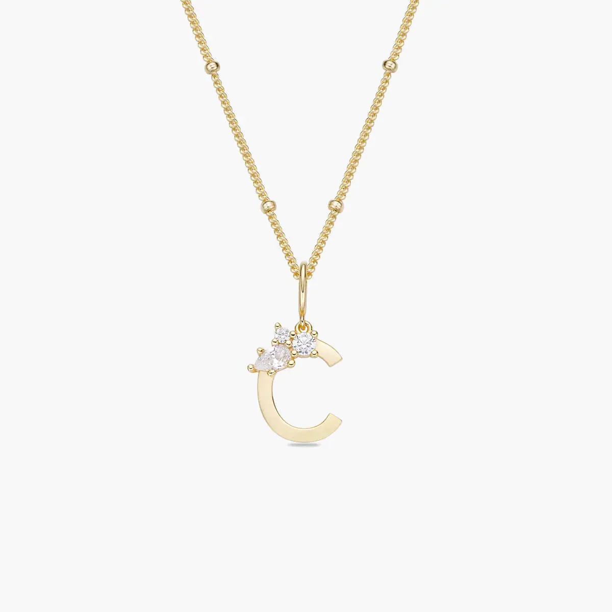 Initial-Necklace | Gold - Image 2