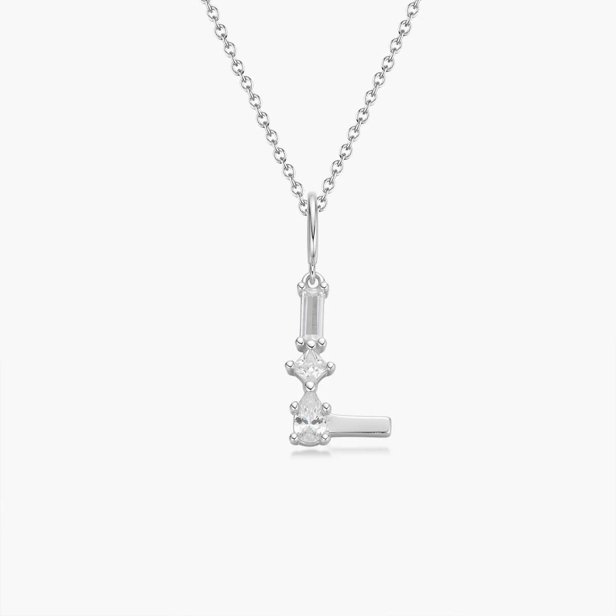 Initialhalskette | Platin - Image 8