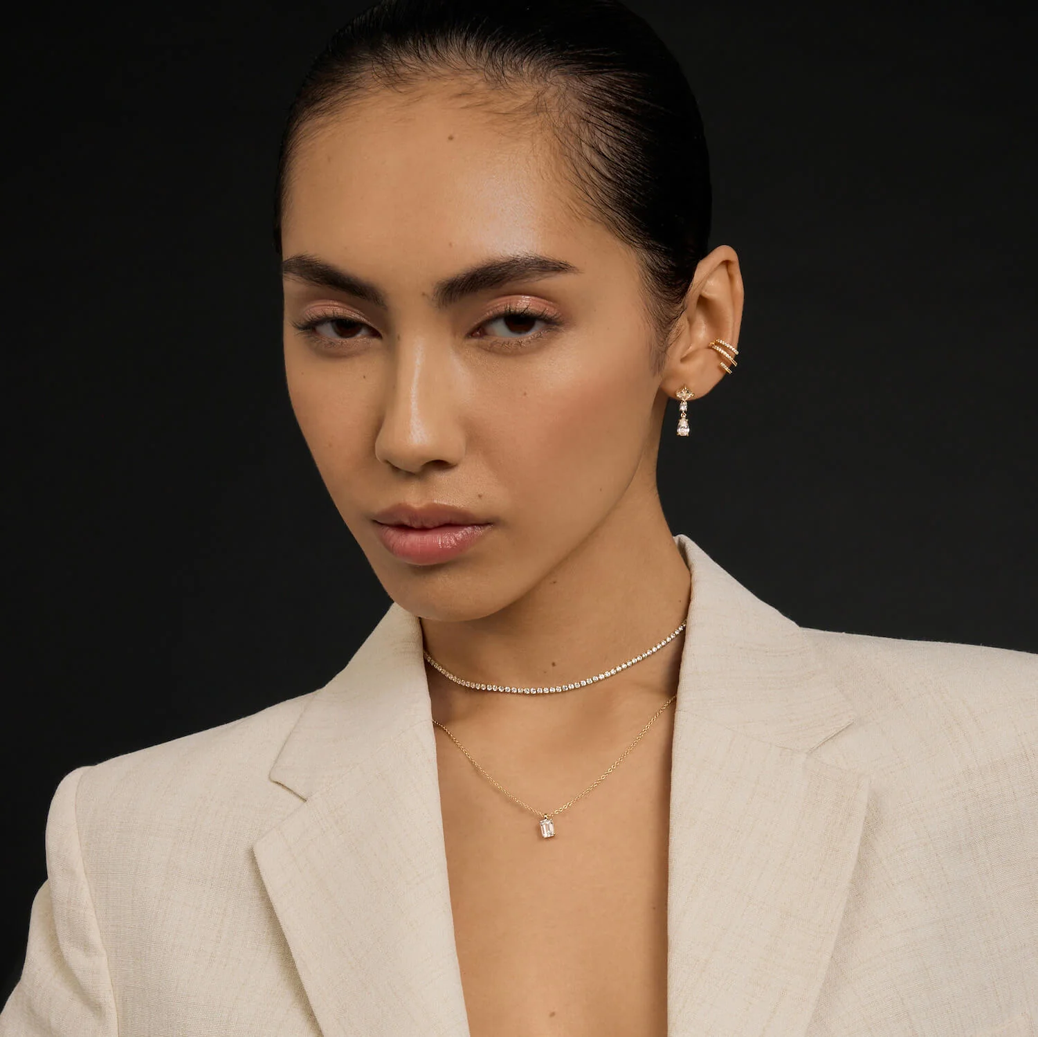 Linea Kristall Choker (2mm) - Image 3