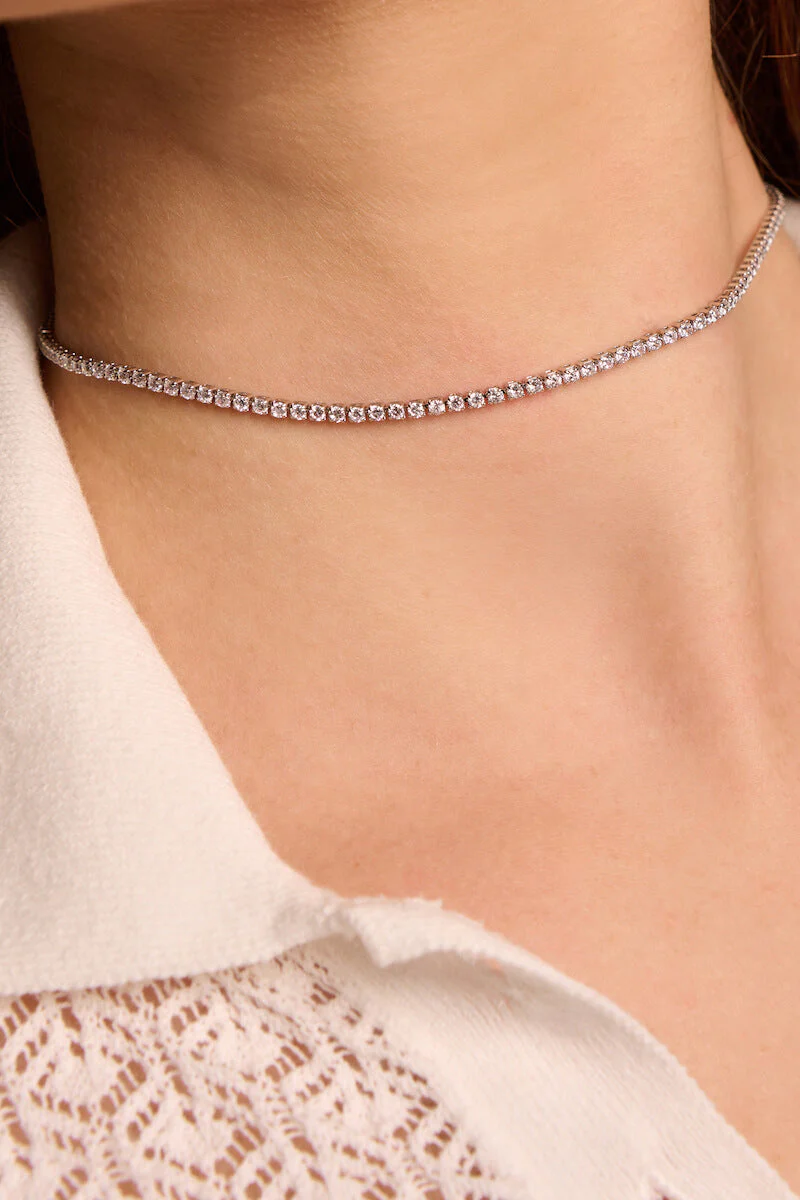 Linea Kristall Choker (2mm) - Image 4