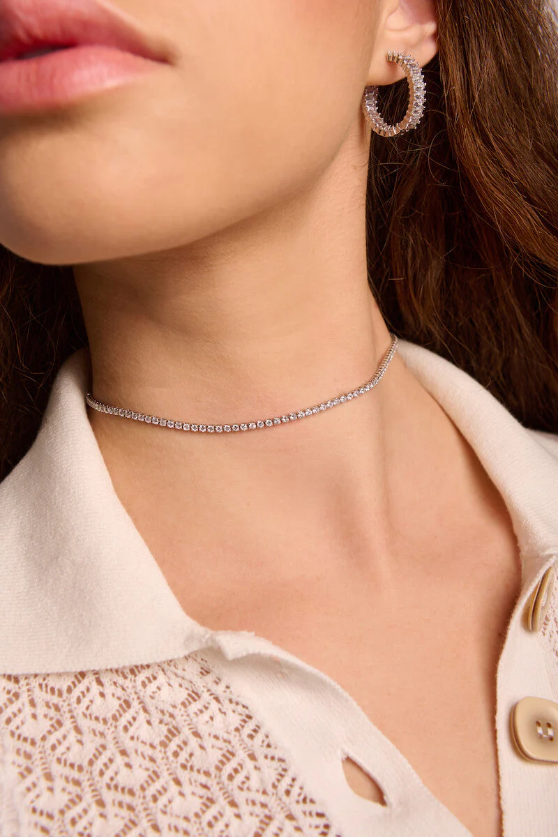 Linea Kristall Choker (2mm) - Image 6