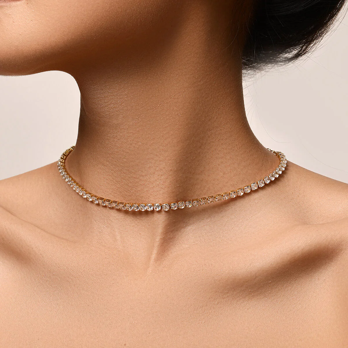 Linea Crystal Choker (4mm) - Image 2