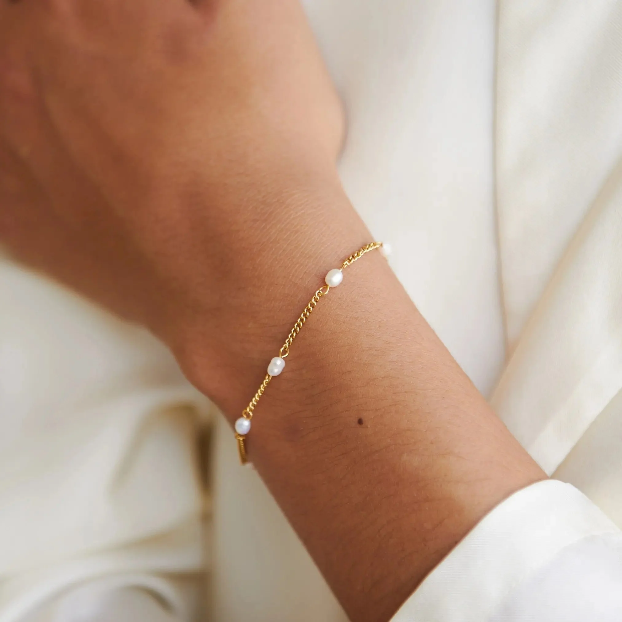 Lovina" Süßwasser-Perlenarmband - Image 4