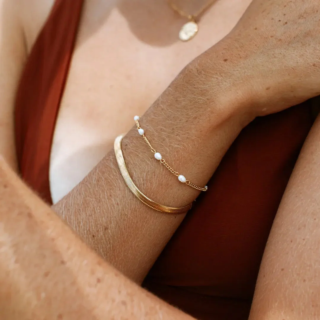 Lovina" Süßwasser-Perlenarmband - Image 6