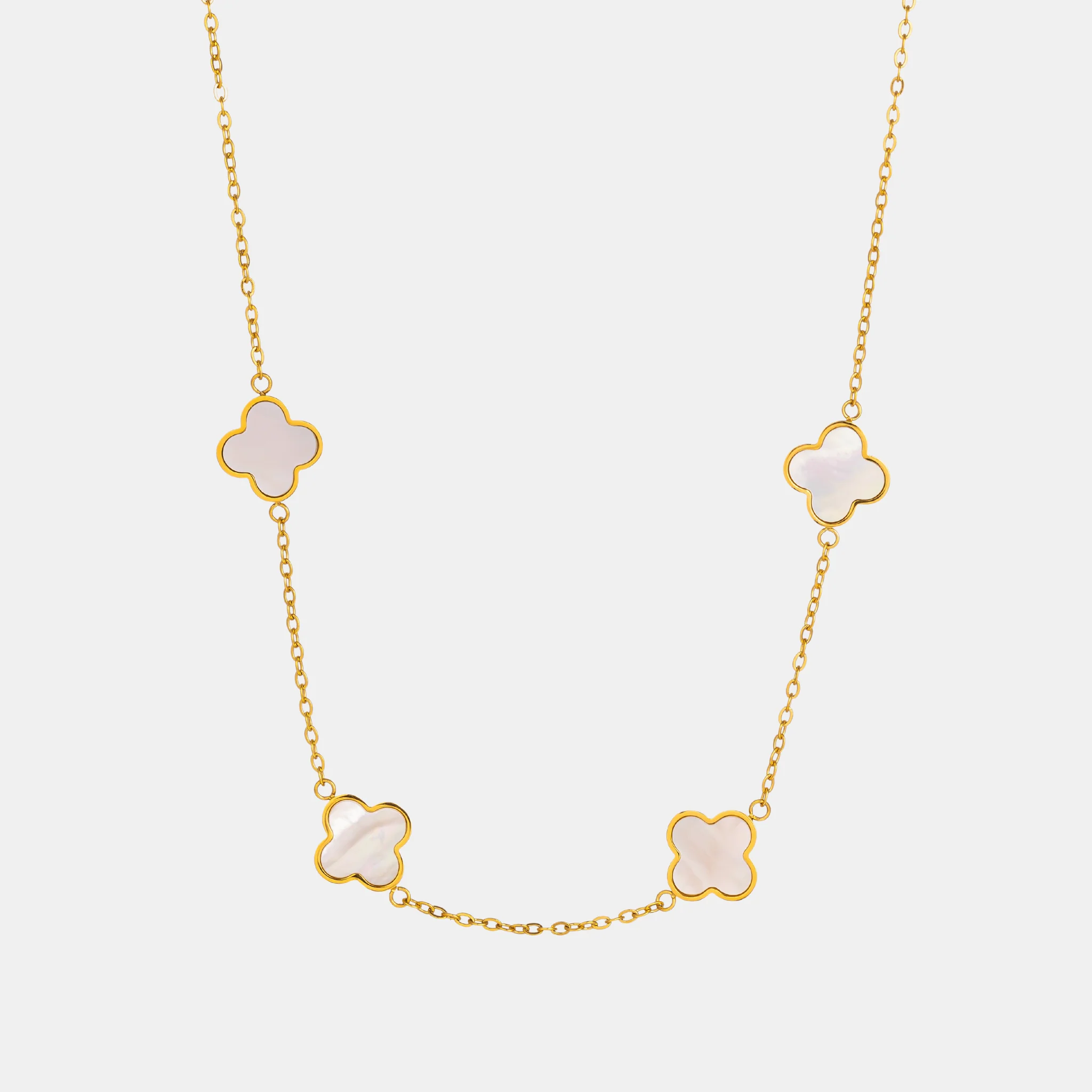 Lucky White Clover Chain