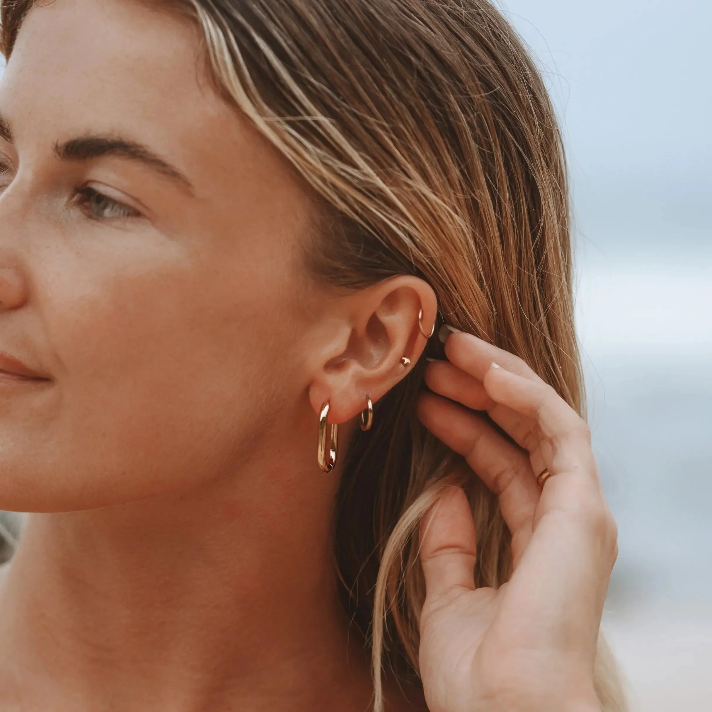 Ovale Hänge-Earrings - Image 4