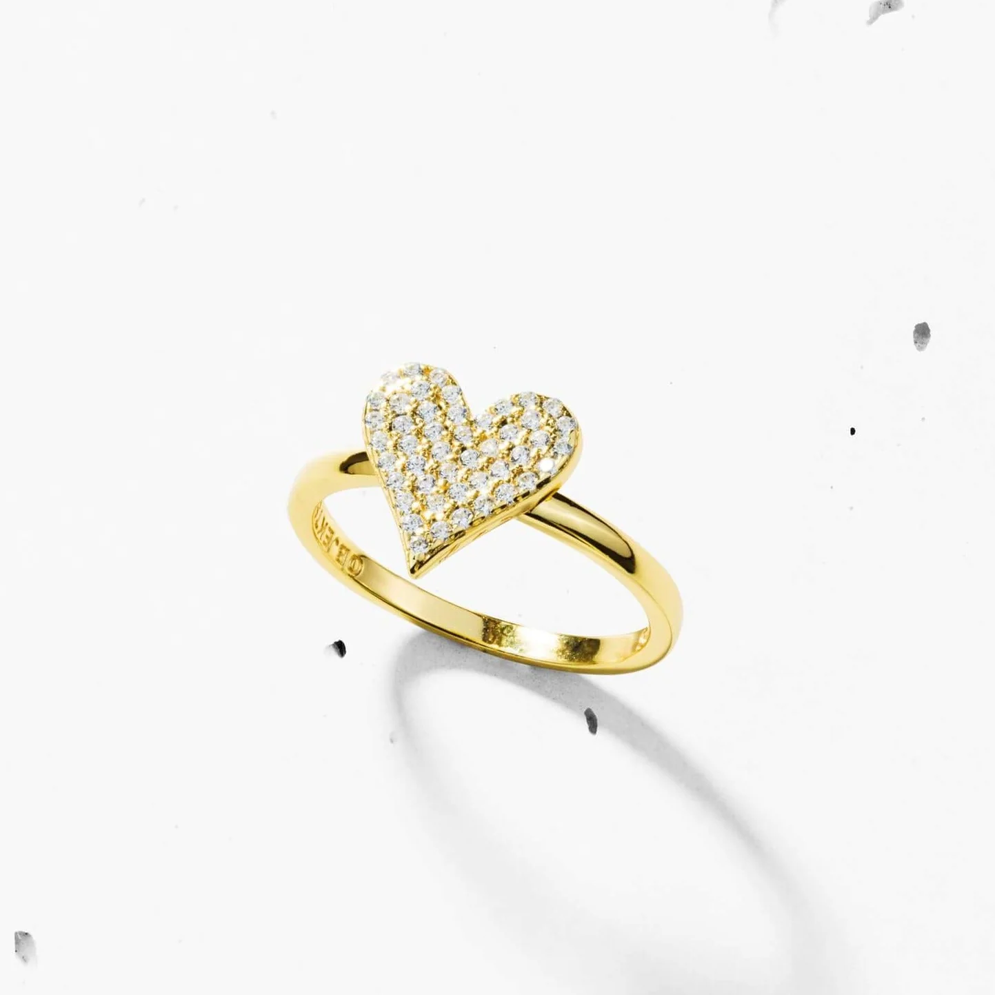 Pave Heart Ring - Image 3