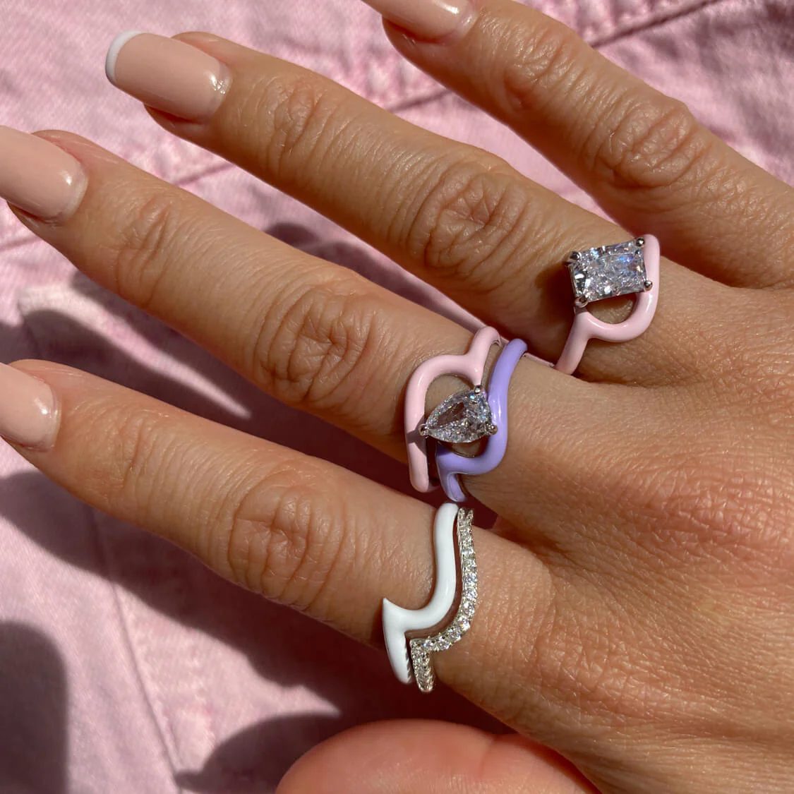 Enamel Perle Ring - Image 2