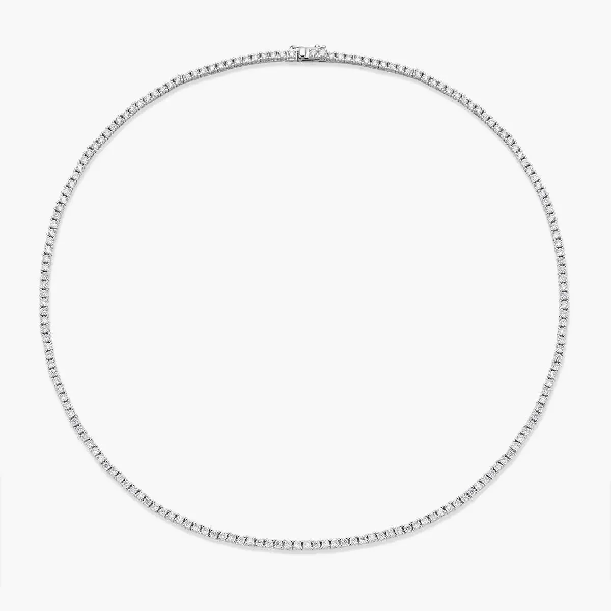 Kleine Tennis-Necklace (2mm)