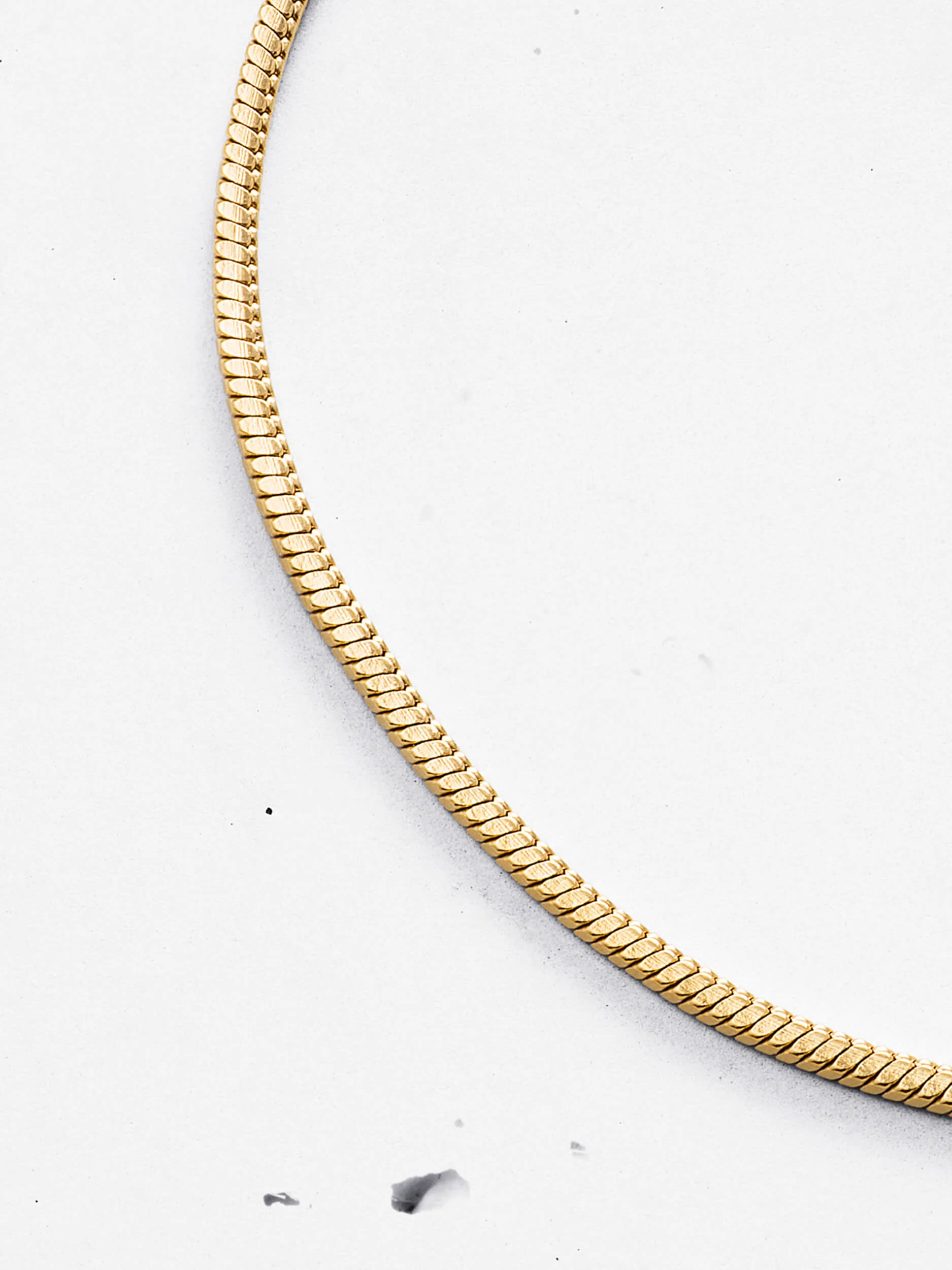 Pyramiden-Schlangenkette Necklace (2 mm)
