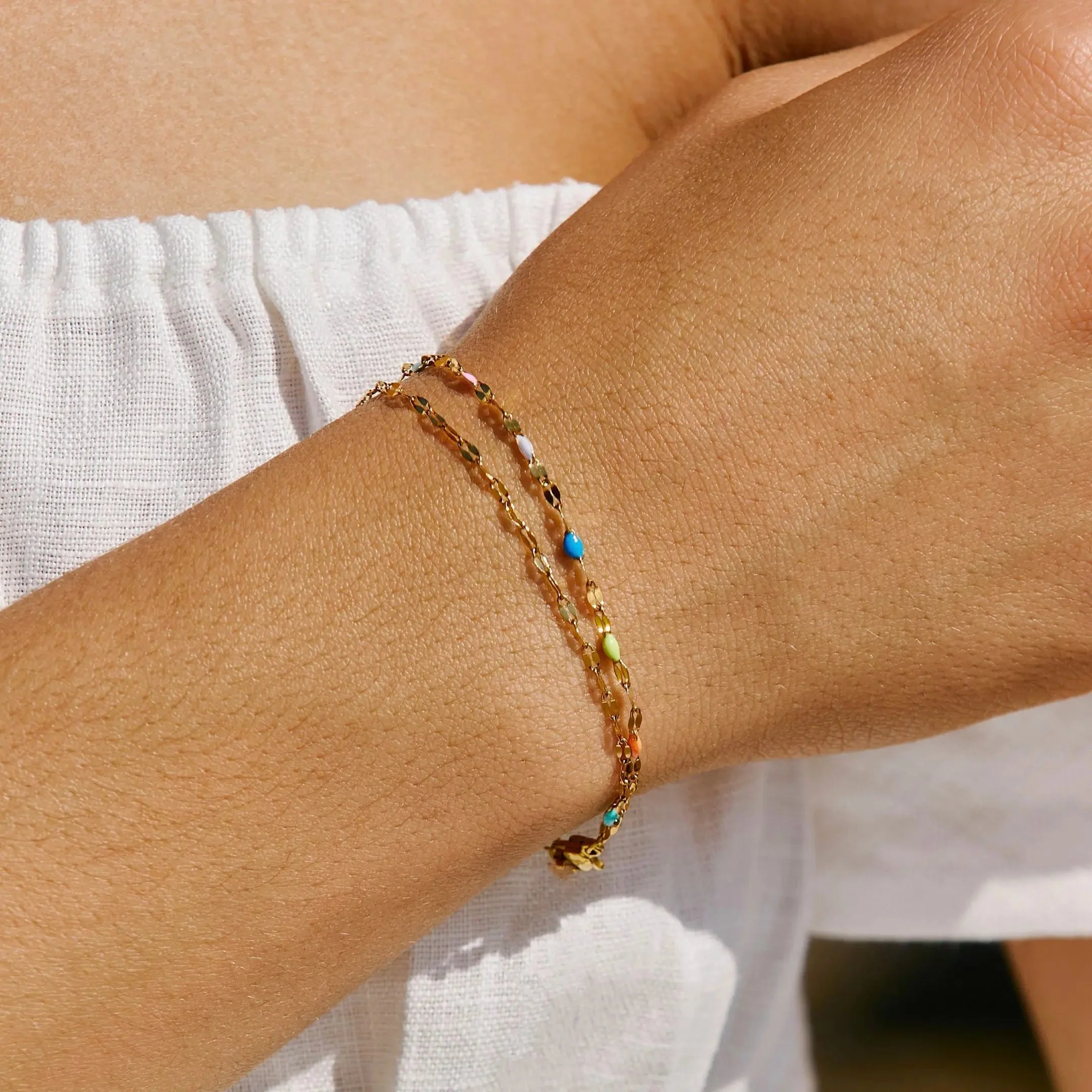 Regenbogen Zierliches bracelet