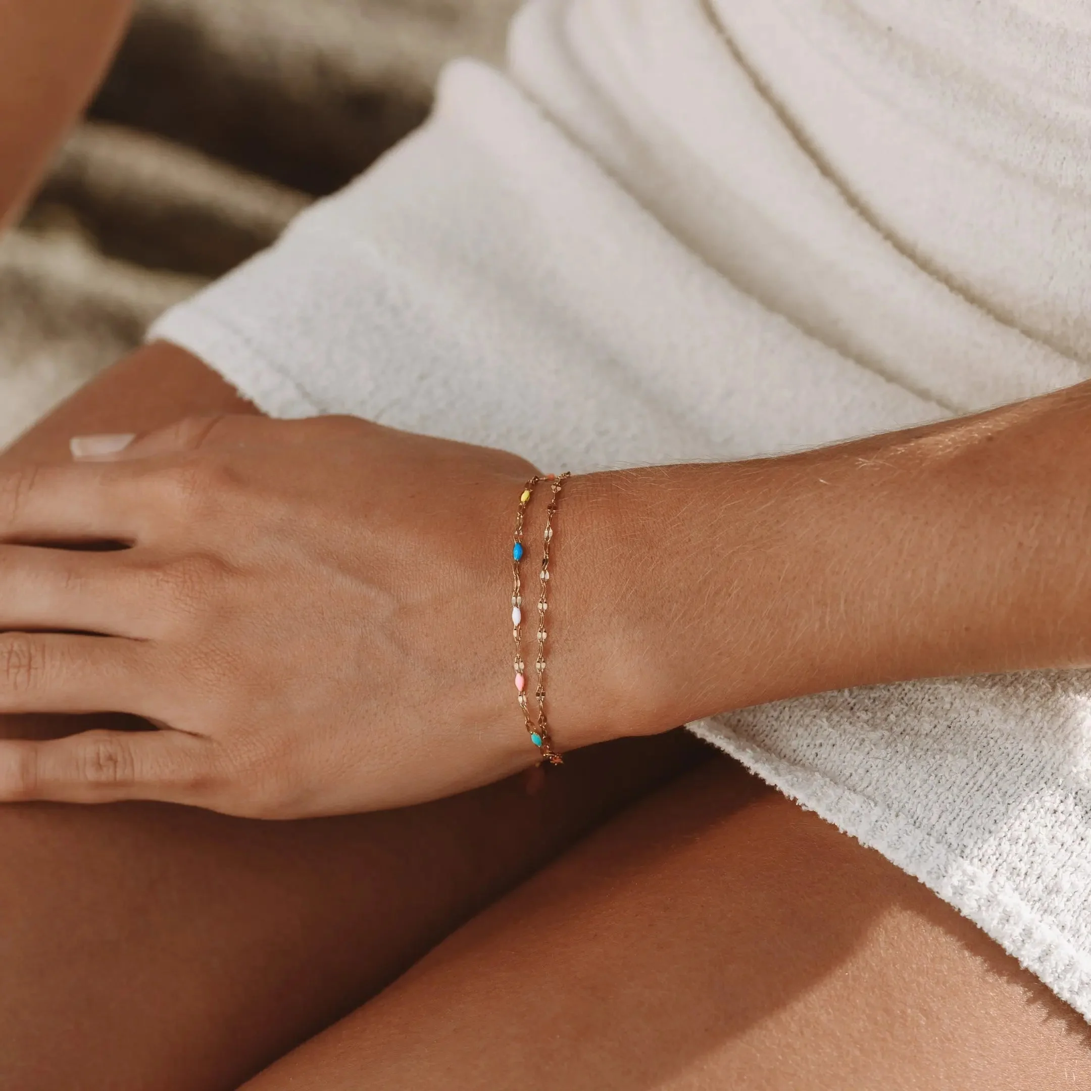 Regenbogen Zierliches bracelet - Image 4