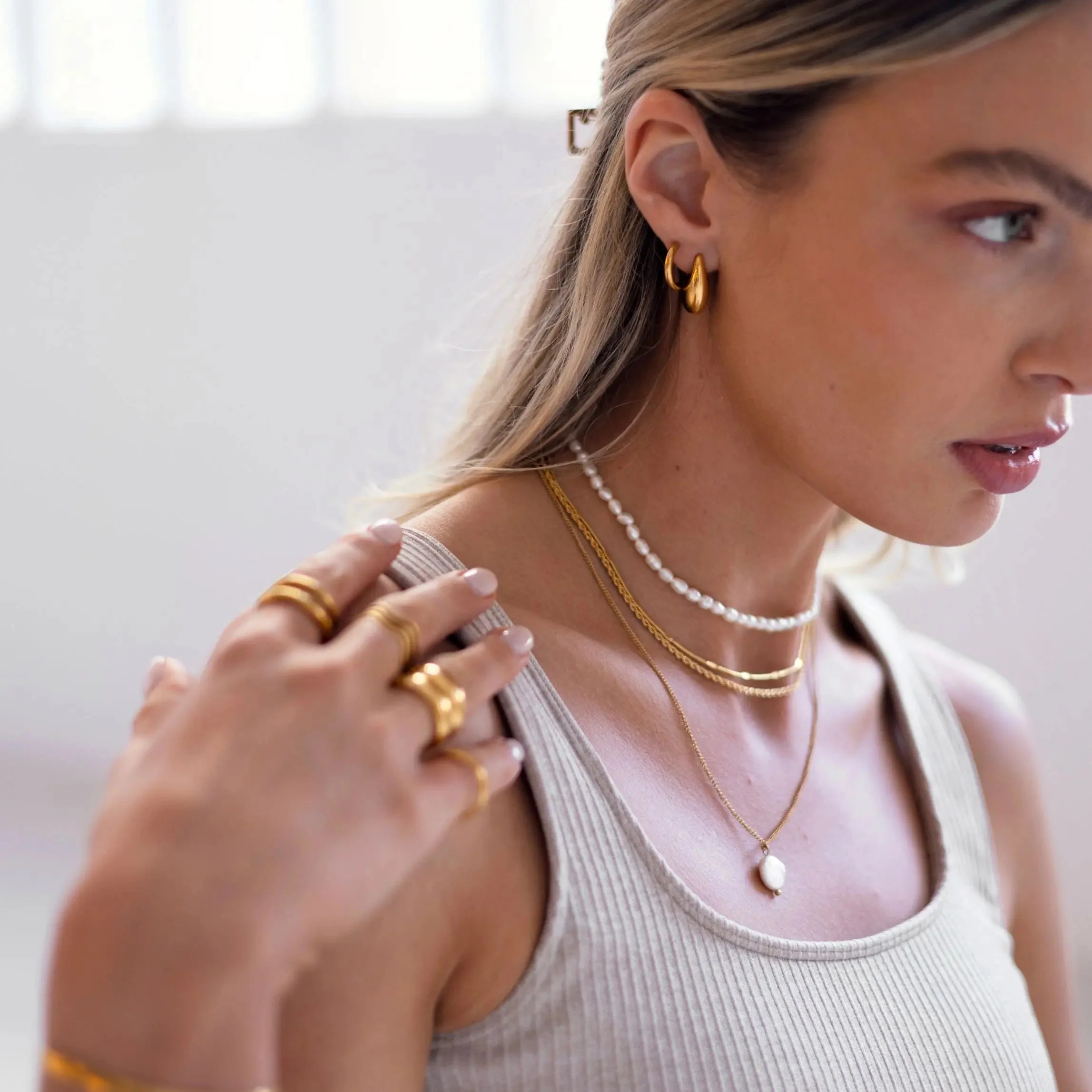 Träne-Hoop-Earrings - Image 3