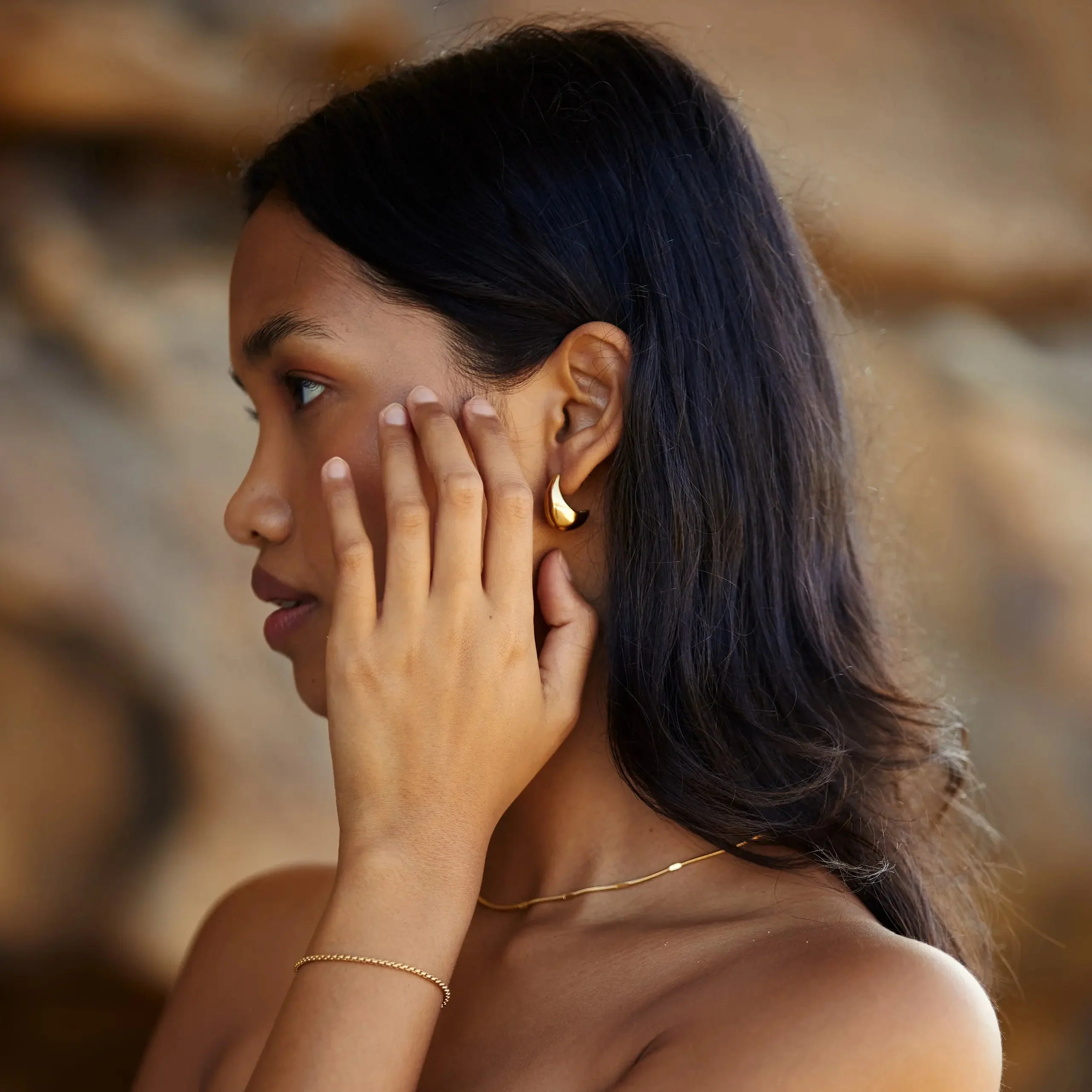 Träne-Hoop-Earrings - Image 4