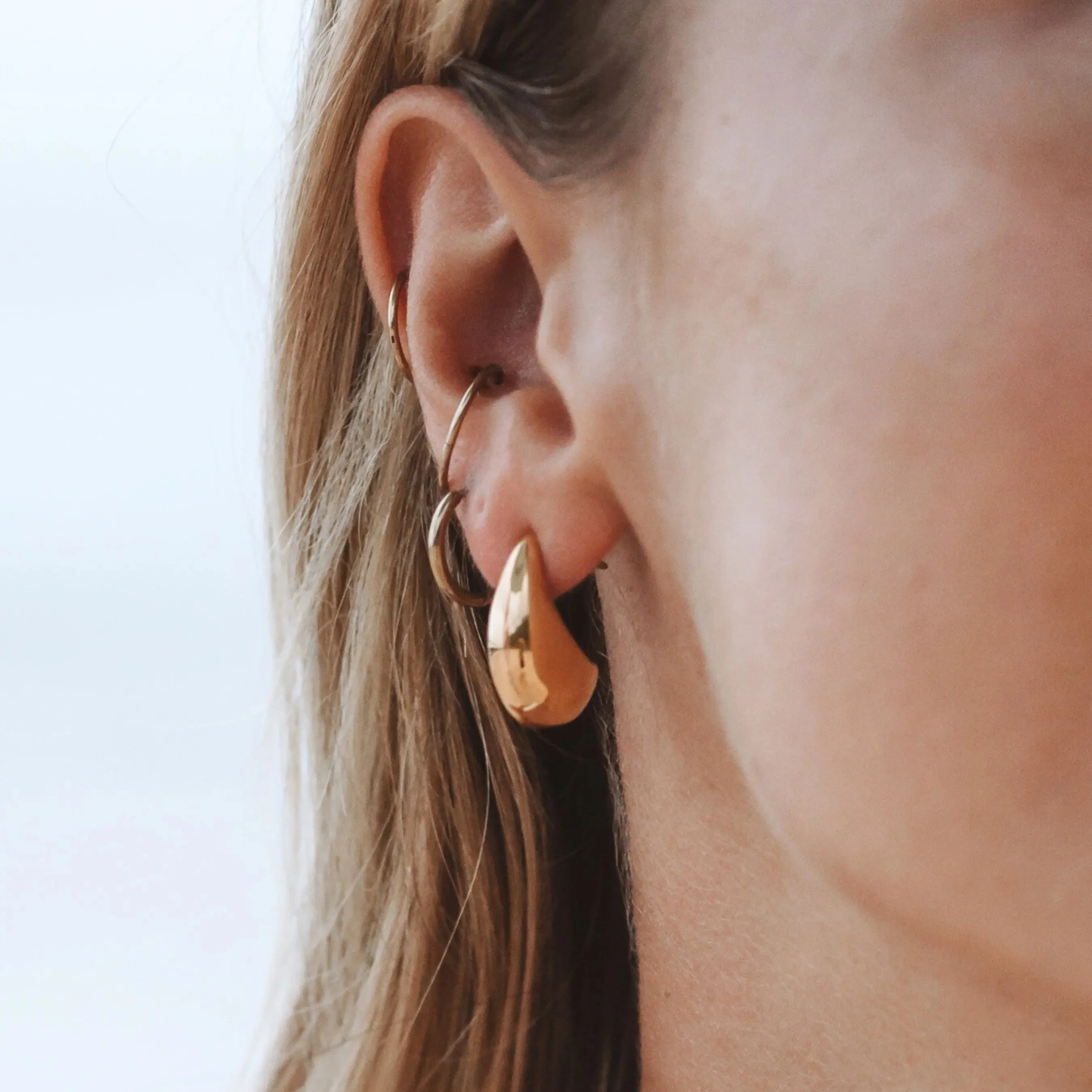 Träne-Hoop-Earrings - Image 9