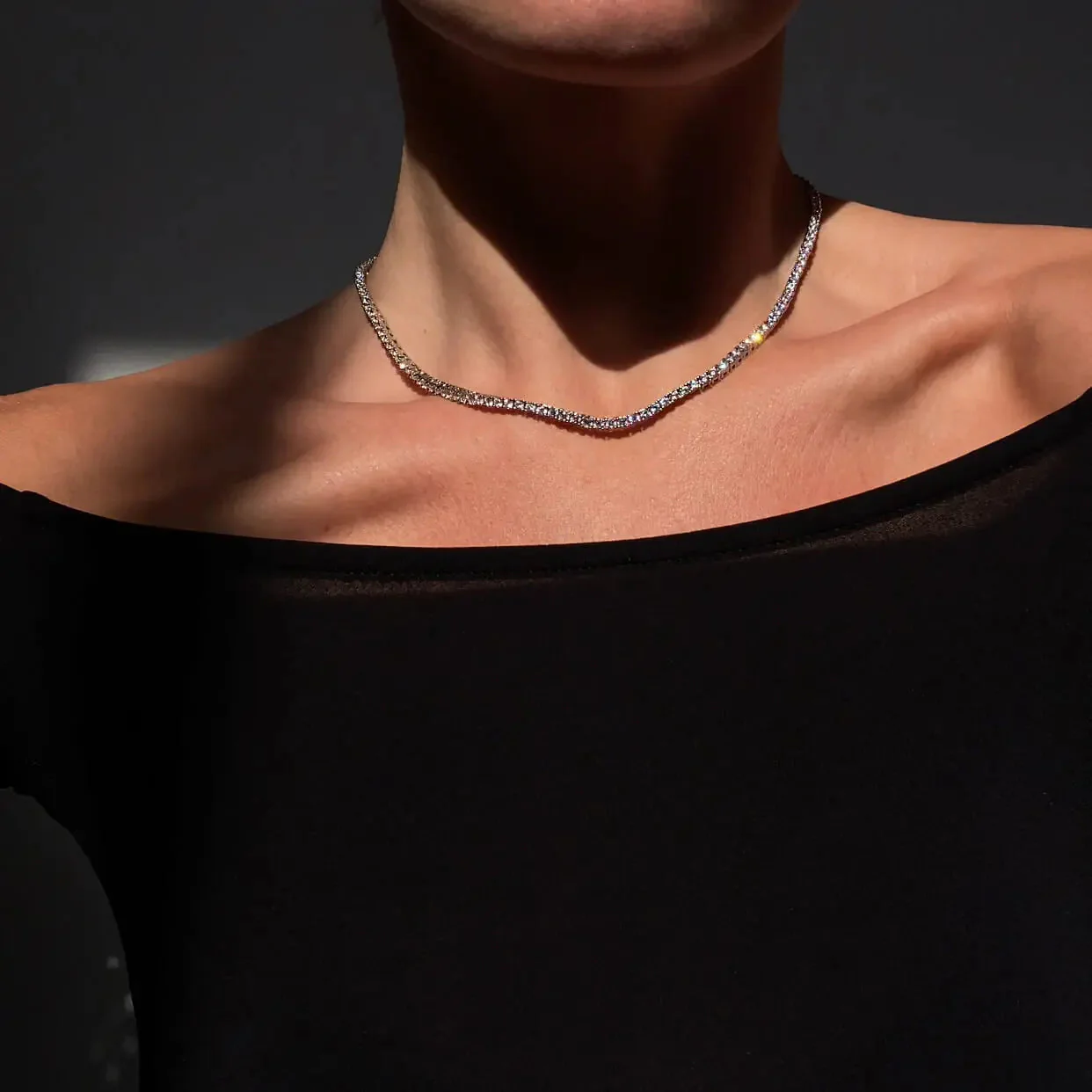 Tennis Necklace (2.5mm) - Image 11