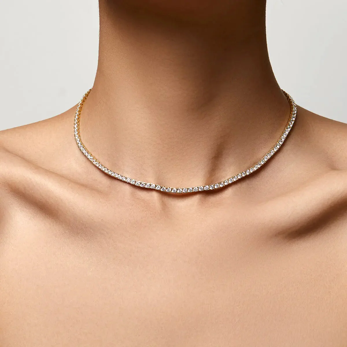 Tennis Necklace (2.5mm) - Image 7