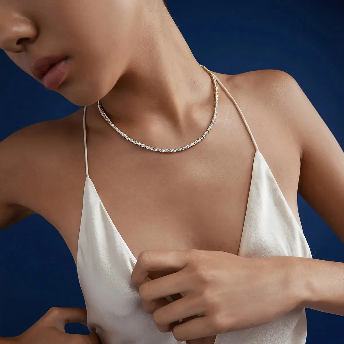Tennis Necklace (2.5mm) - Image 8