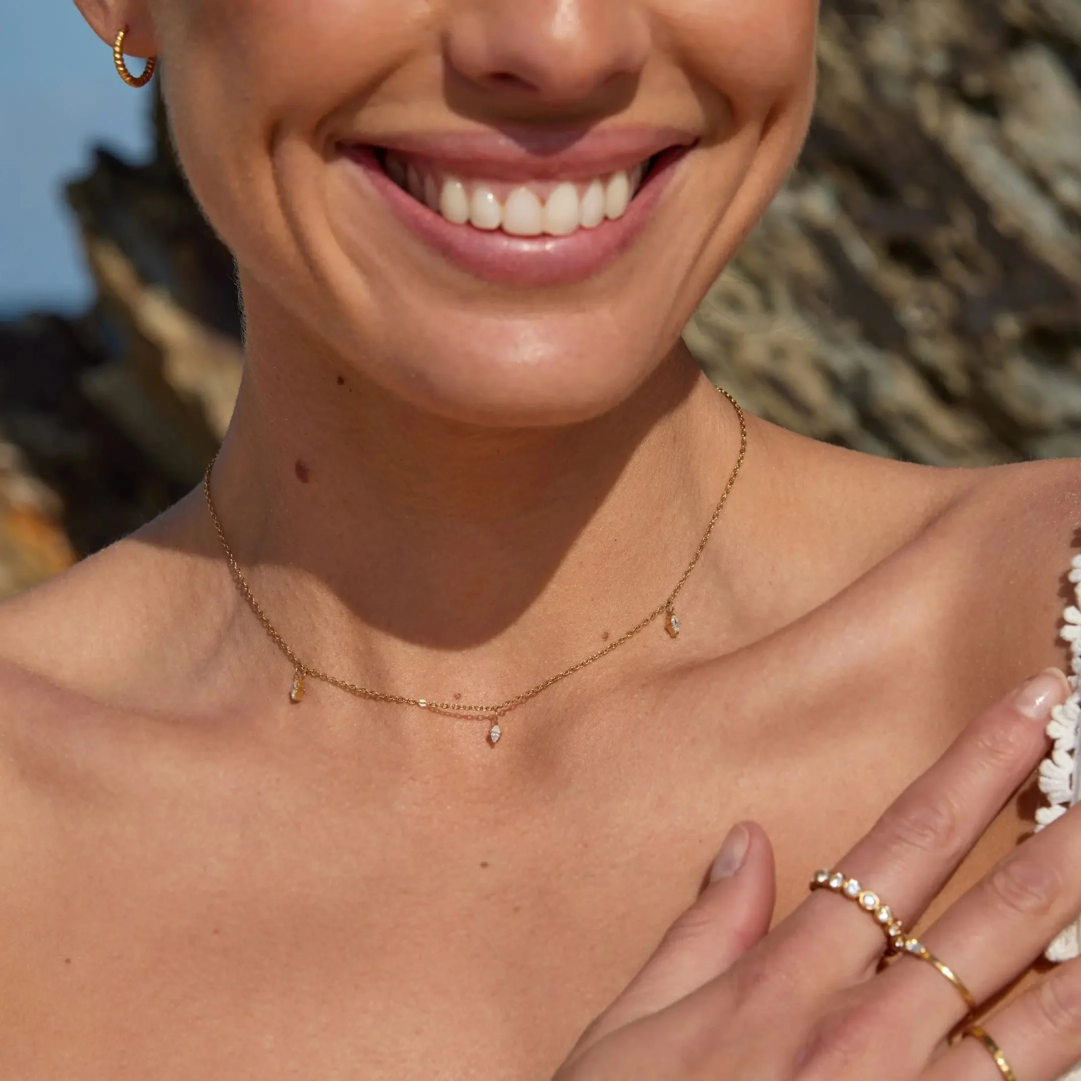 Dreifach-Diamanten Choker - Image 5